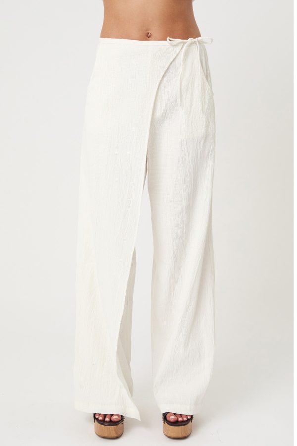 Wrap Pants - Core White